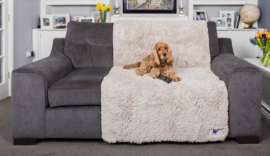 Legowisko uniwersalne PET REBELLION Comfy Cover Beżowy wygląd design prezentacja wizualizacja front pies
