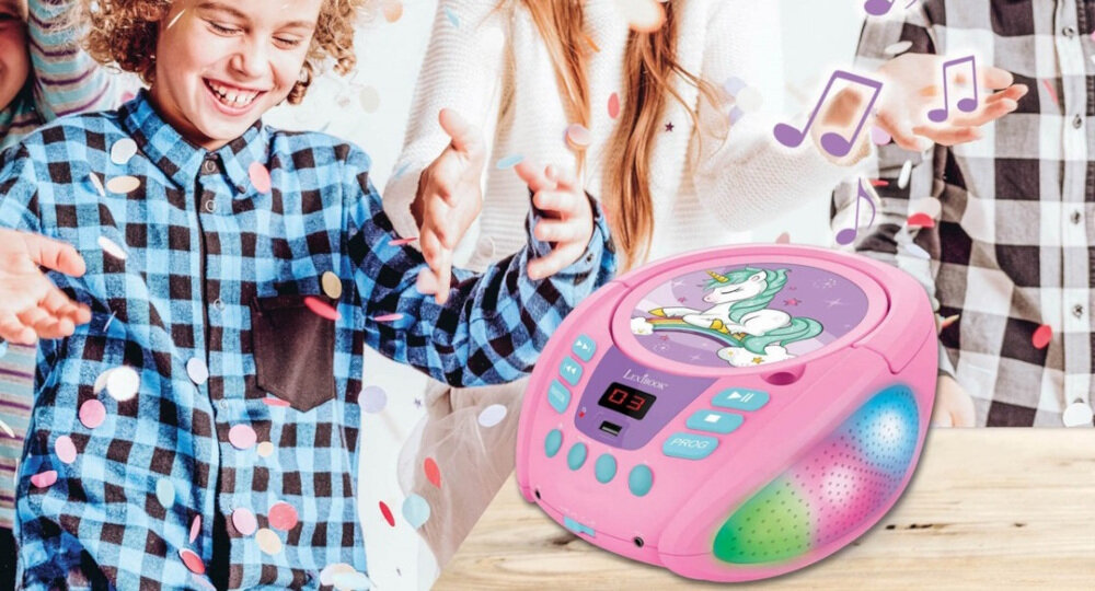 Radioodtwarzacz LEXIBOOK Jednorożec RCD109UNI - Wszędzie tam, gdzie Ty