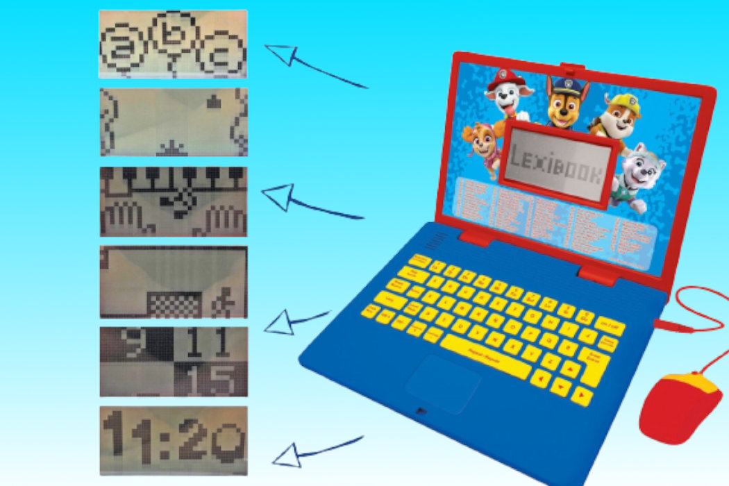 Zabawka laptop edukacyjny LEXIBOOK Psi patrol 124 aktywności JC598PAI17 zabawa pomoc nauka edukacja postacie bajki