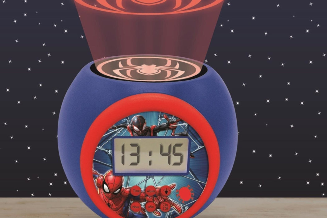 Budzik z projektorem LEXIBOOK Spider Man - obsługa