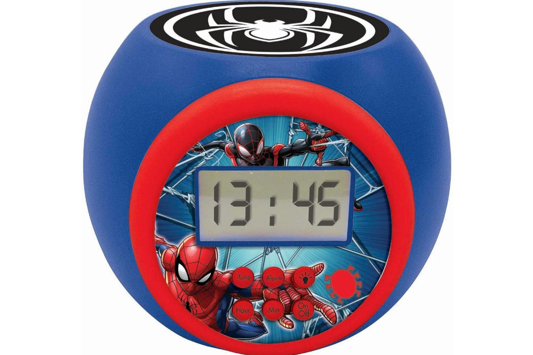 Budzik z projektorem LEXIBOOK Spider Man - wygląd