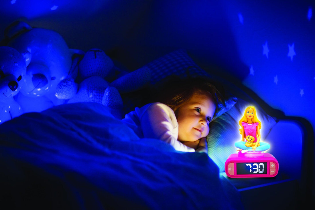 Budzik z lampką nocną LEXIBOOK Kraina Lodu 2 RL800FZ Kolorowe nocne światło 3D spokojny sen automatyczne wyłączenie czas przycisk alarm