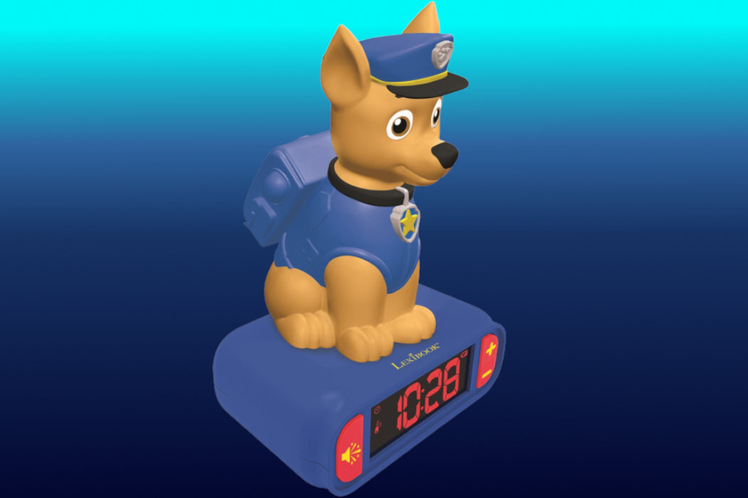 Budzik z lampką nocną LEXIBOOK Psi Patrol - obsługa