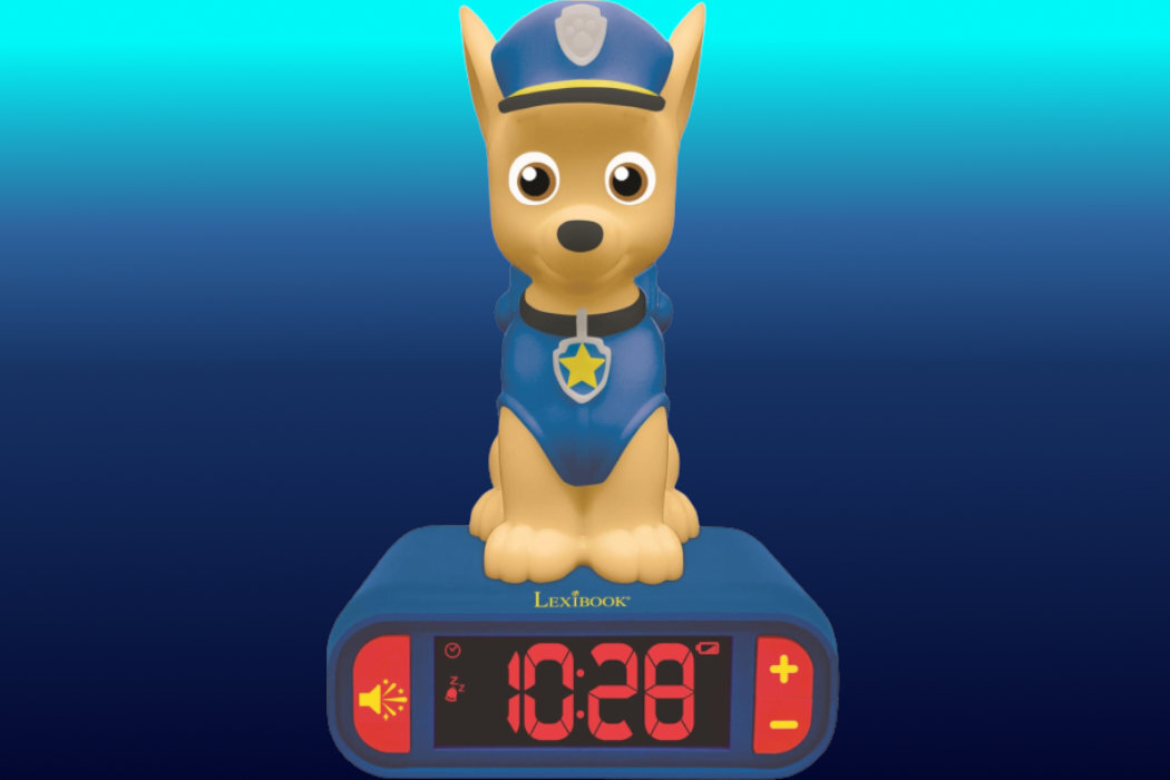 Budzik z lampką nocną LEXIBOOK Psi Patrol - wygląd