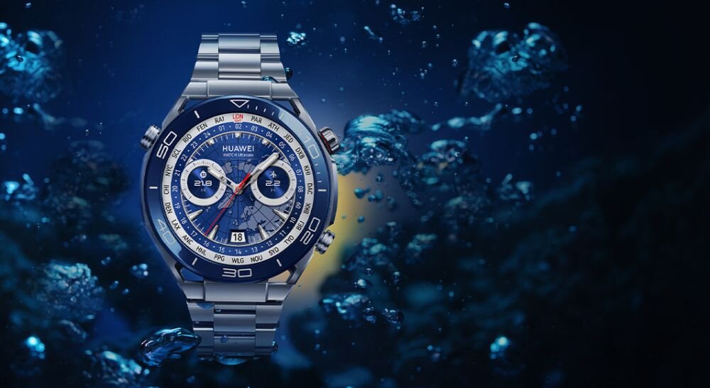 Smartwatch HUAWEI Watch Ultimate ekran bateria czujniki zdrowie sport pasek ładowanie pojemność rozdzielczość łączność sterowanie krew puls rozmowy smartfon aplikacja