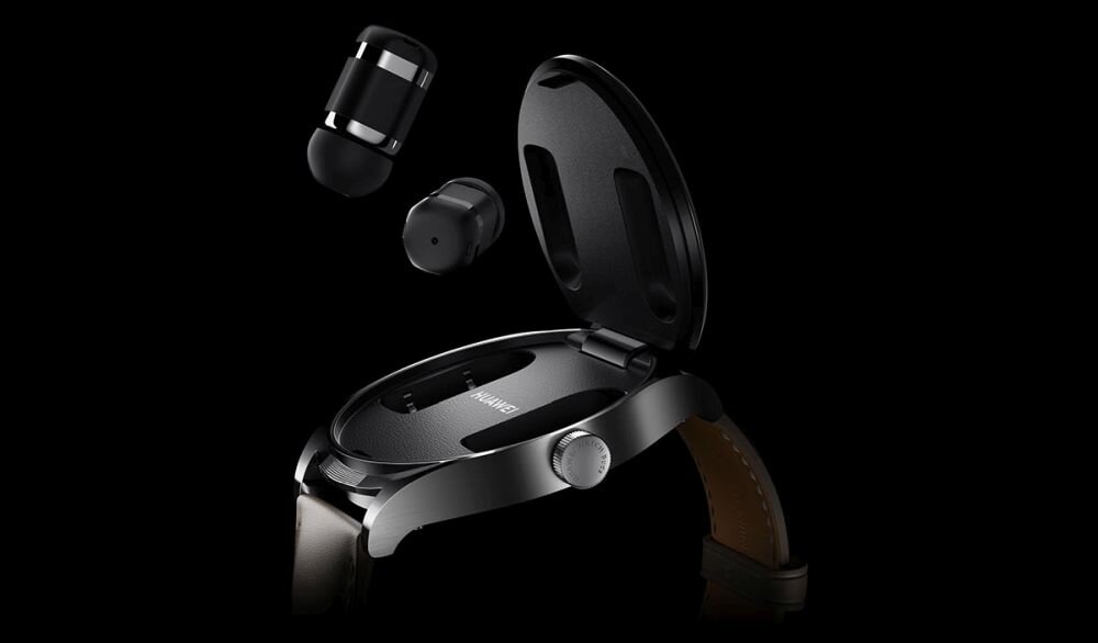 Smartwatch HUAWEI Watch Buds ekran bateria czujniki zdrowie sport pasek ładowanie pojemność rozdzielczość łączność sterowanie krew puls rozmowy smartfon aplikacja