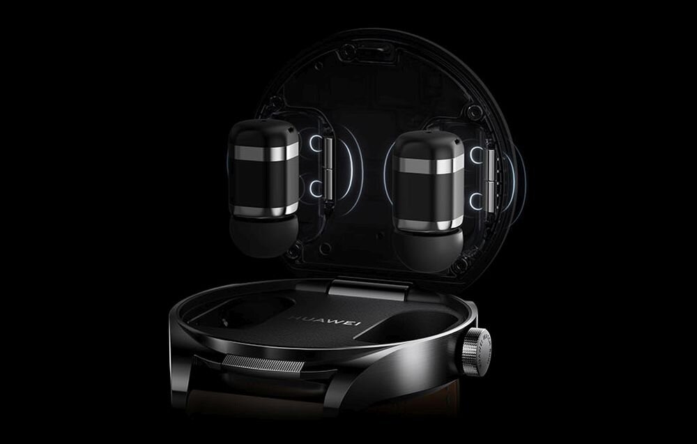 Smartwatch HUAWEI Watch Buds ekran bateria czujniki zdrowie sport pasek ładowanie pojemność rozdzielczość łączność sterowanie krew puls rozmowy smartfon aplikacja