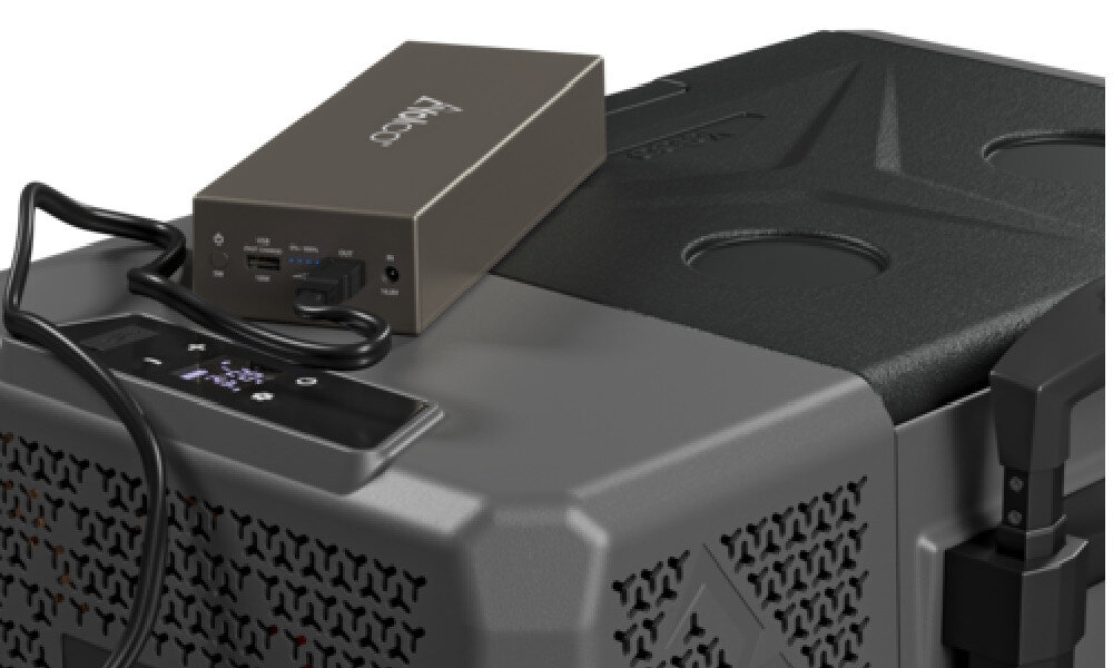 Lodowka YOLCO BX50 wiele opcji ladowania powerbank >zabezpieczenie przeciwprzepieciowe