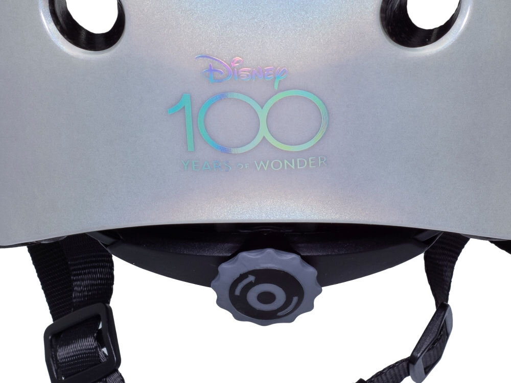 Kask rowerowy DISNEY Star Wars Holo D100 Srebrny dla Dzieci (rozmiar L) regulacja otwory wentylacyjne
