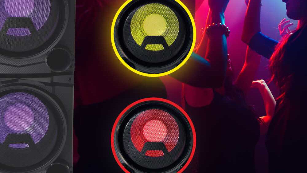 Power audio MANTA Cube SPK5520  - efekty świetlne
