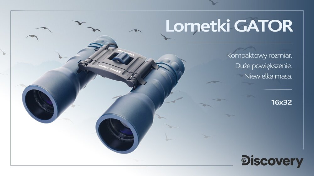 Lornetka LEVENHUK Discovery Gator 16x32    kv lifestyle początek opisu sekcja nagłówkowa