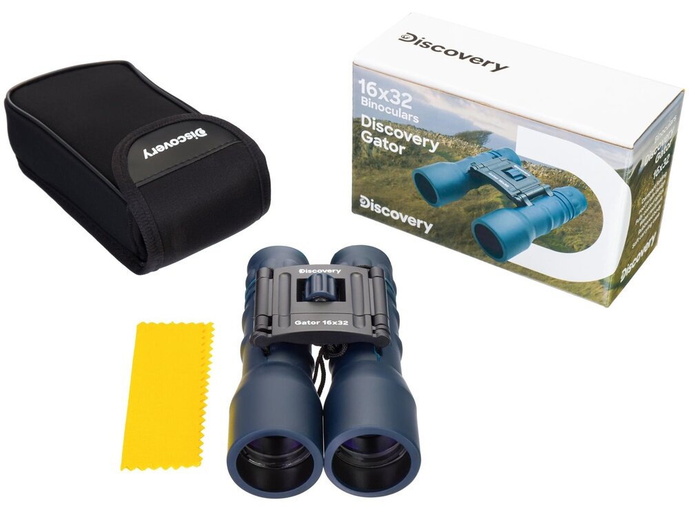 Lornetka LEVENHUK Discovery Gator 16x32 zestaw 