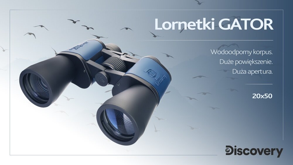 Lornetka LEVENHUK Discovery Gator 20x50    kv lifestyle początek opisu sekcja nagłówkowa