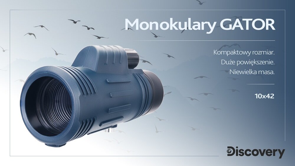 Monokular LEVENHUK Discovery Gator 10x42    kv lifestyle początek opisu sekcja nagłówkowa