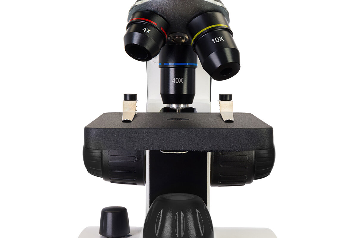 Mikroskop DISCOVERY Pico Polar głowica monokularowa stolik do preparatów