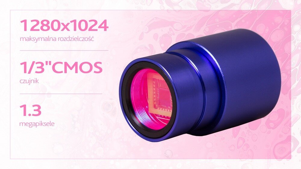 Aparat cyfrowy LEVENHUK M130 Base CMOS matryca rozdzielczość kamera i dane  