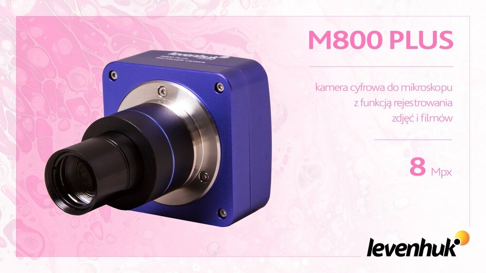 Aparat cyfrowy LEVENHUK M800 PLUS   kv lifestyle początek opisu sekcja nagłówkowa