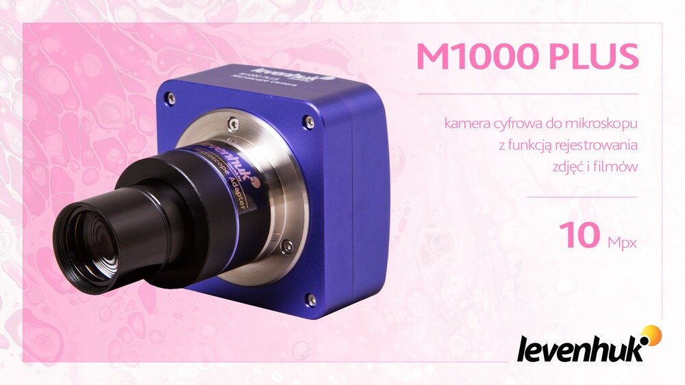 Aparat cyfrowy LEVENHUK M1000 PLUS   kv lifestyle początek opisu sekcja nagłówkowa