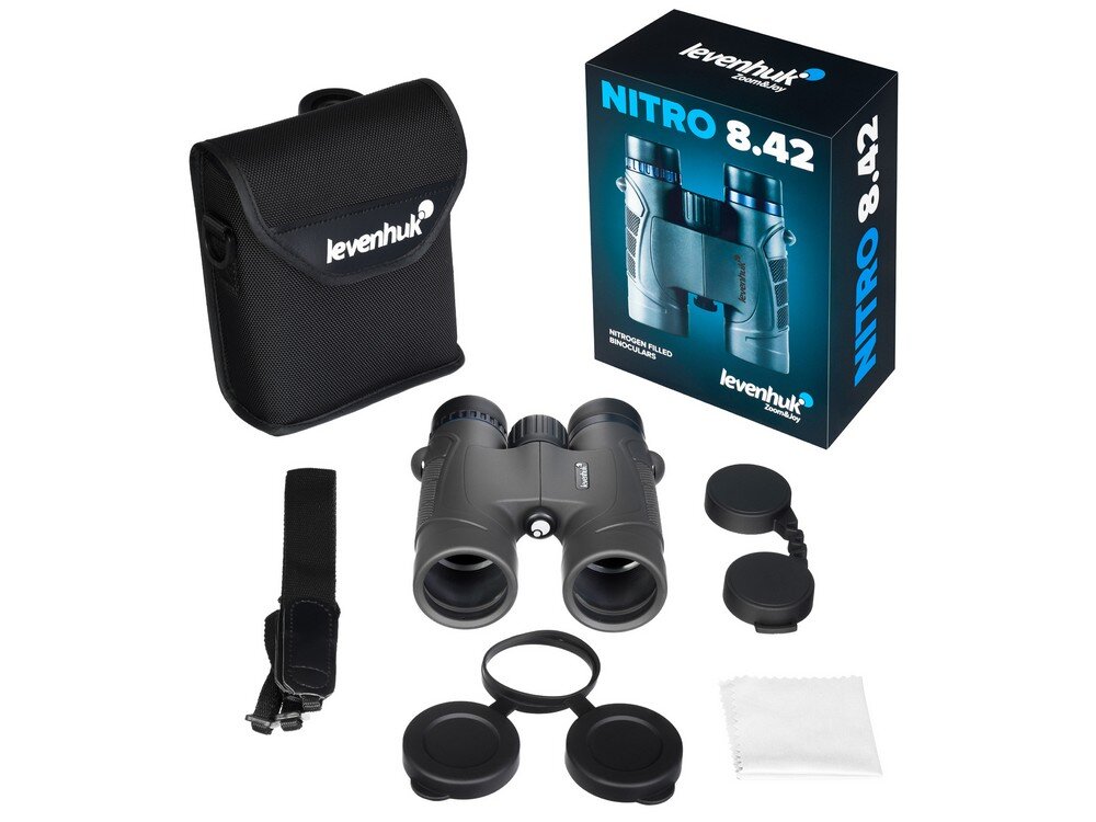 Lornetka LEVENHUK Nitro 8x42 zestaw  