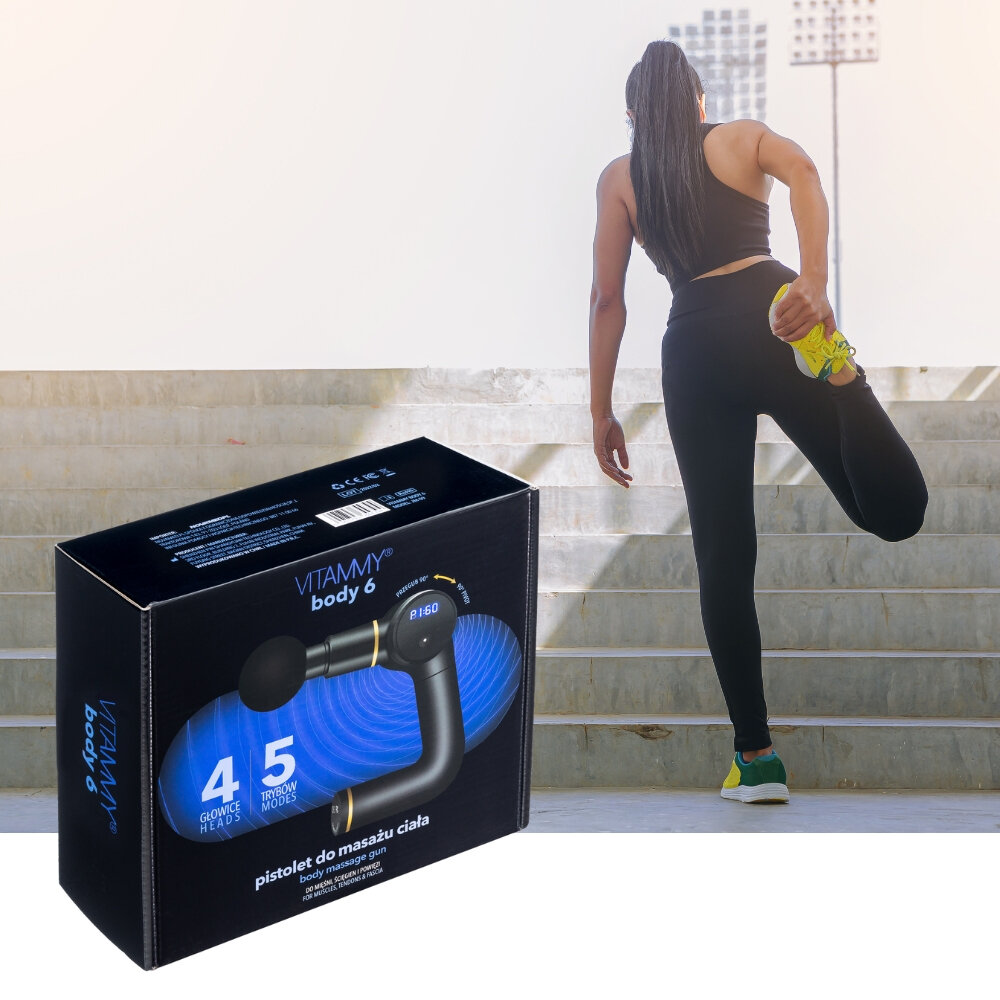 Pistolet do masażu VITAMMY Body opis glowny ogolny