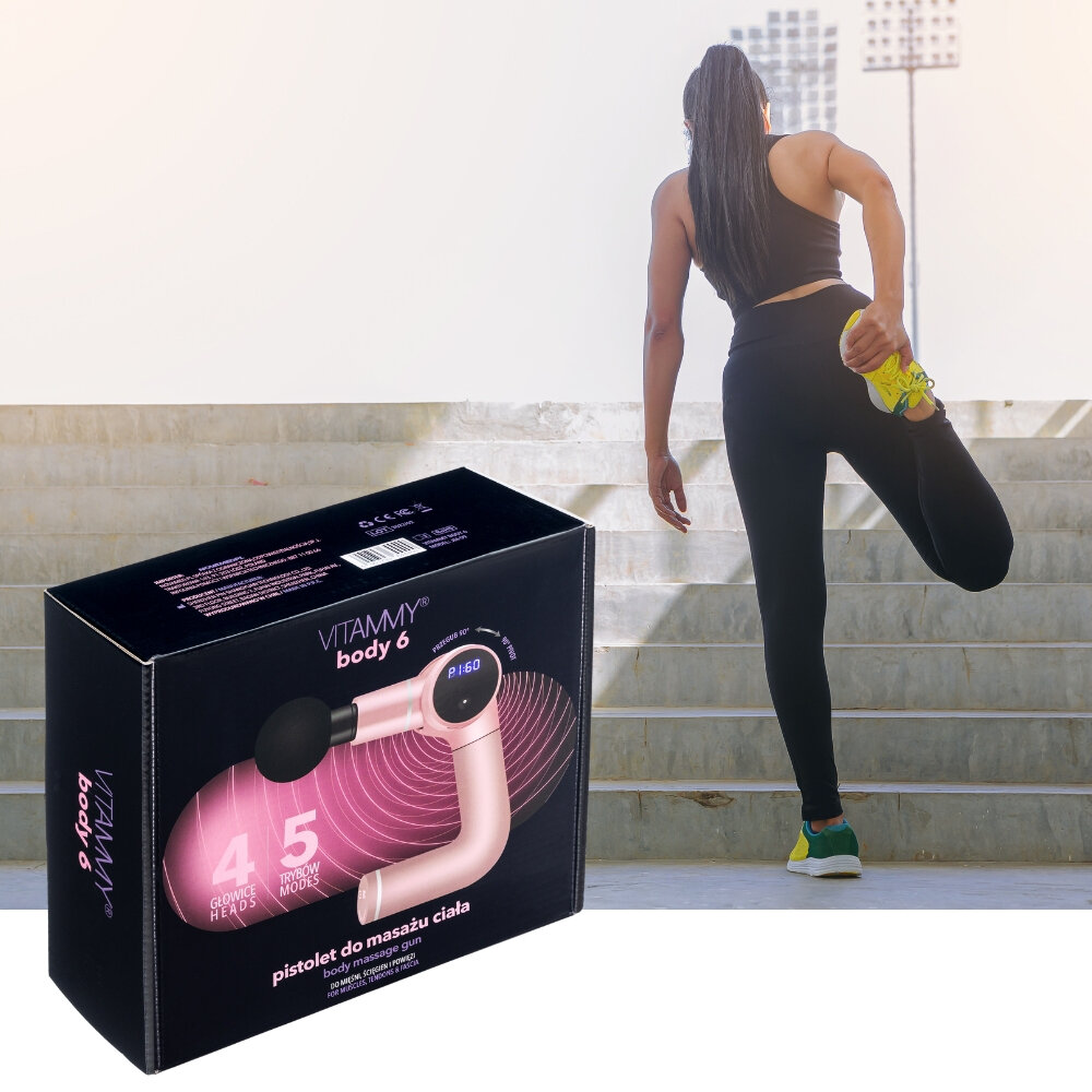 Pistolet do masażu VITAMMY Body opis glowny ogolny