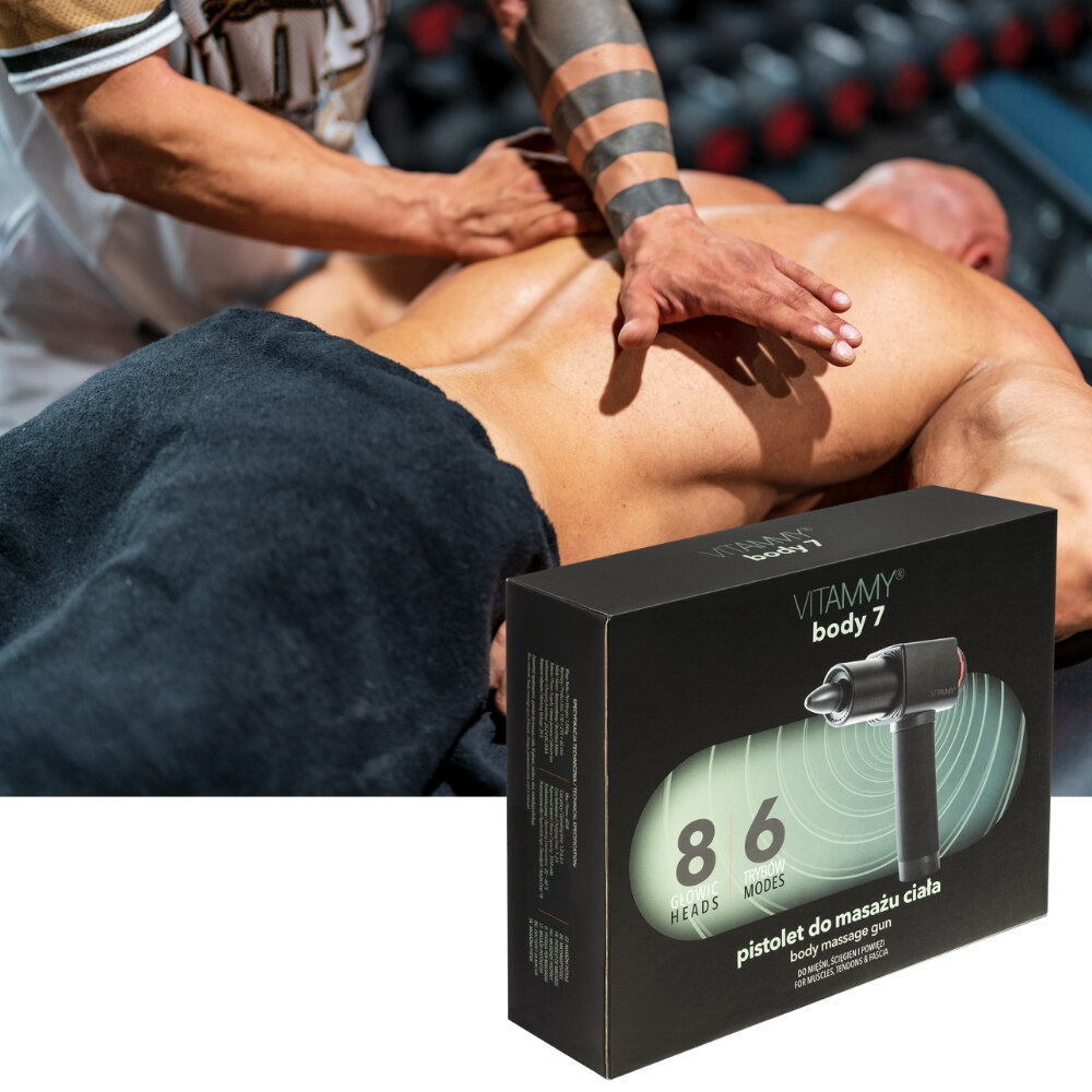 Pistolet do masażu VITAMMY Body opis glowny ogolny