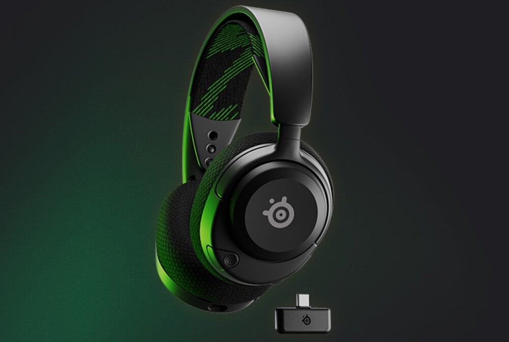 Słuchawki STEELSERIES Arctis Nova 4X Almighty Audio High Fidelity SteelSeries Sonar Quantum 2.0 Wireless POŁĄCZENIE DŹWIĘK mikrofon comfortmax sterowanie