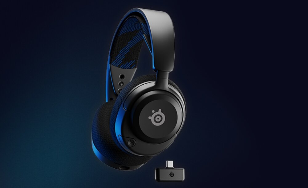 Słuchawki STEELSERIES Arctis Nova 4P Almighty Audio High Fidelity SteelSeries Sonar Quantum 2.0 Wireless POŁĄCZENIE DŹWIĘK mikrofon comfortmax sterowanie