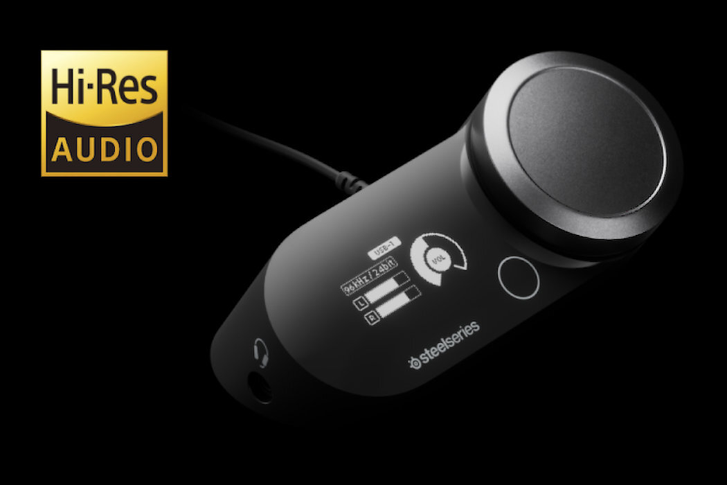 Wzmacniacz STEELSERIES GameDAC wzmocnienie profesjonalny kontrola profile przestrzeń wygoda konfiguracja wyposażenie