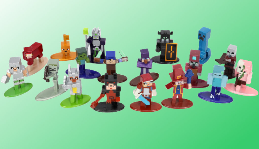 Zestaw figurek JADA TOYS Minecraft wersja 7 253265007 zabawa gra postacie wysokość