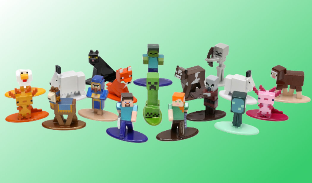Zestaw figurek JADA TOYS Minecraft wersja 8 253265008 zabawa gra postacie wysokość