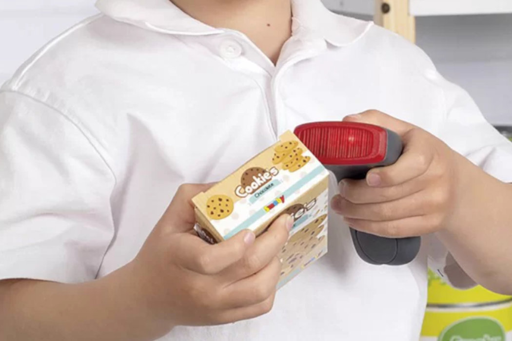 Zabawka kasa sklepowa SMOBY Elektroniczna ze skanerem zabawa nauka dźwięki rozwój umiejętności komunikacja