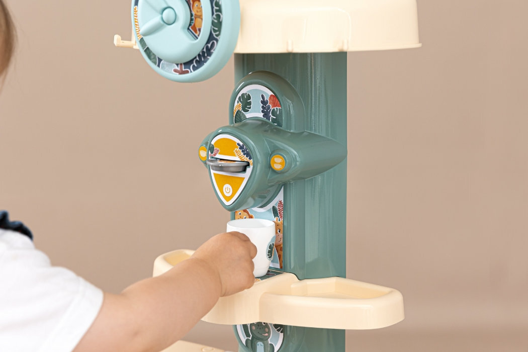 Zabawka SMOBY Little Moja pierwsza kuchnia 7600140305 zabawa realizm pomoc gotowanie akcesoria bombelki