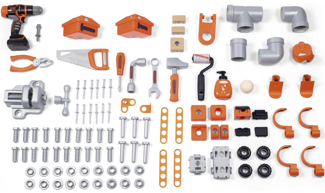 Zabawka warsztat SMOBY Black&Decker 7600360726 zabawa wyposażenie realizm nauka rozwój