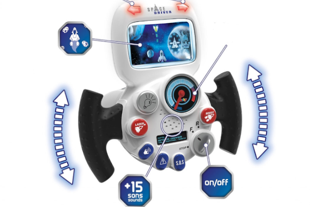 Zabawka symulator jazdy SMOBY Kosmiczny 7600370217 wyposażenie zabawa nauka kosmos latanie astronauta