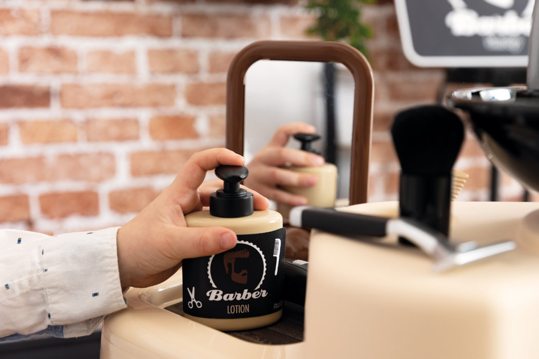 Zabawka zestaw fryzjerski SMOBY My Beauty Centrum Barbera 7600320243 zabawa wyposażenie interaktywność nauka rozwój dźwięki światła