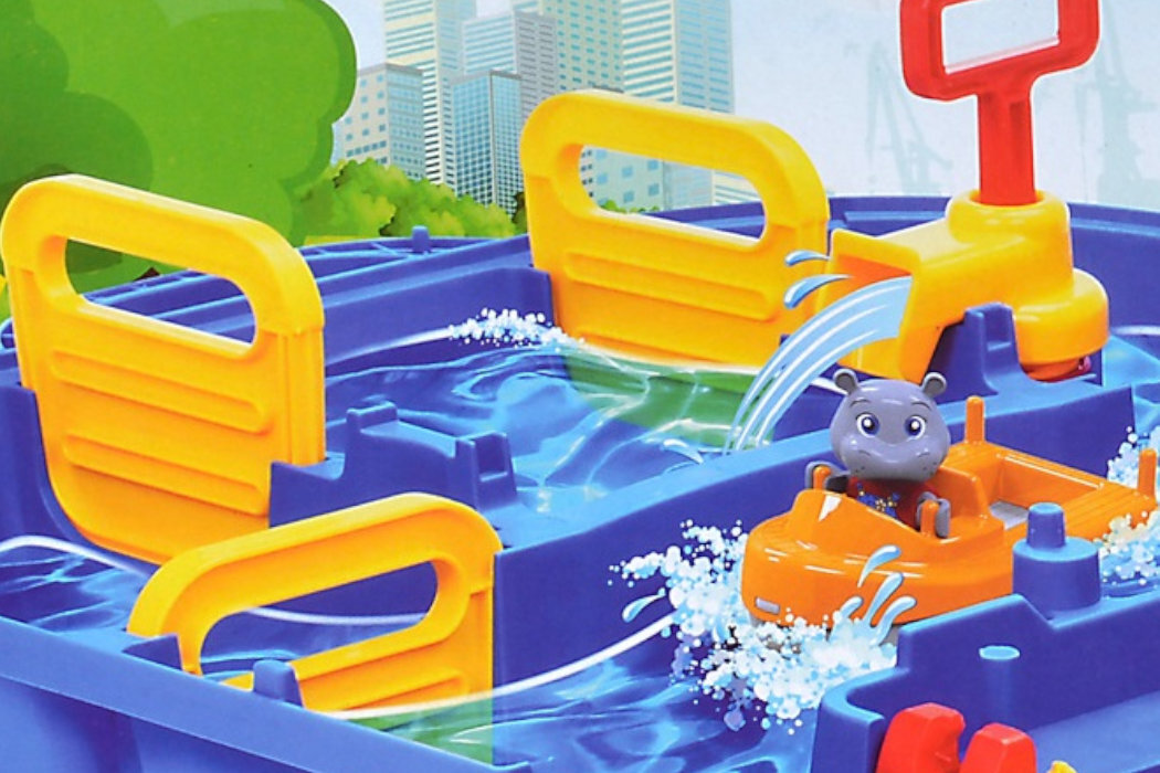 Tor wodny BIG AquaPlay LockBox zabawa woda jaskinia krokodyl miś łódka skręt kryjówka figurki nauka