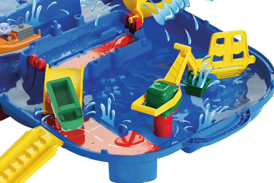 Tor wodny BIG AquaPlay LockBox zabawa woda jaskinia krokodyl miś łódka skręt kryjówka figurki nauka