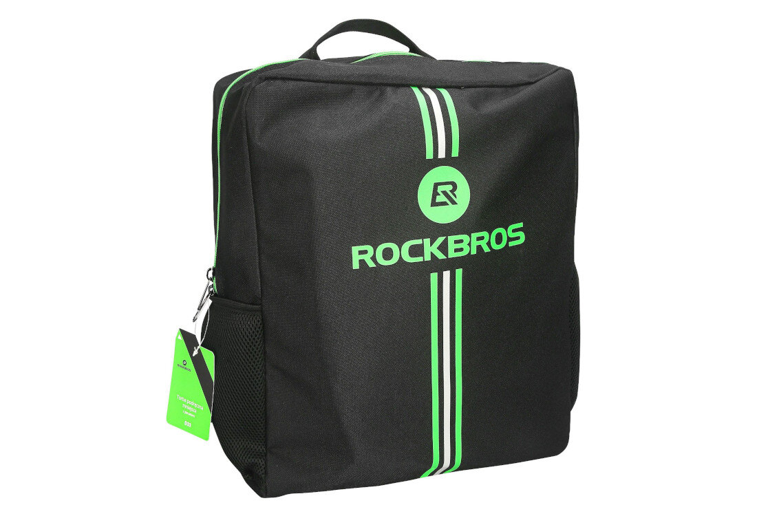 Torba do transportu roweru ROCKBROS D33 zdjęcie lifestyle Kieszenie na akcesoria Zewnętrzne kieszenie siatkowe do przechowywanych akcesoriów