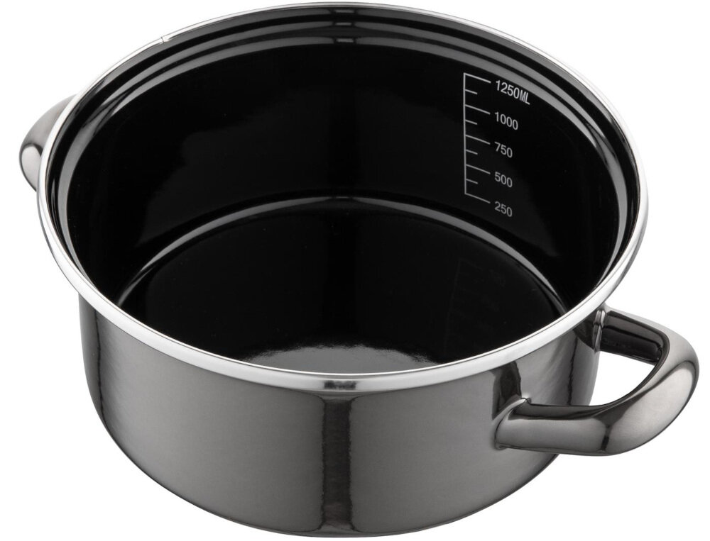 Garnek EMALIA PLESZEW Metalico 0G0897 16 cm Uniwersalny rozmiar srednica 16 cm