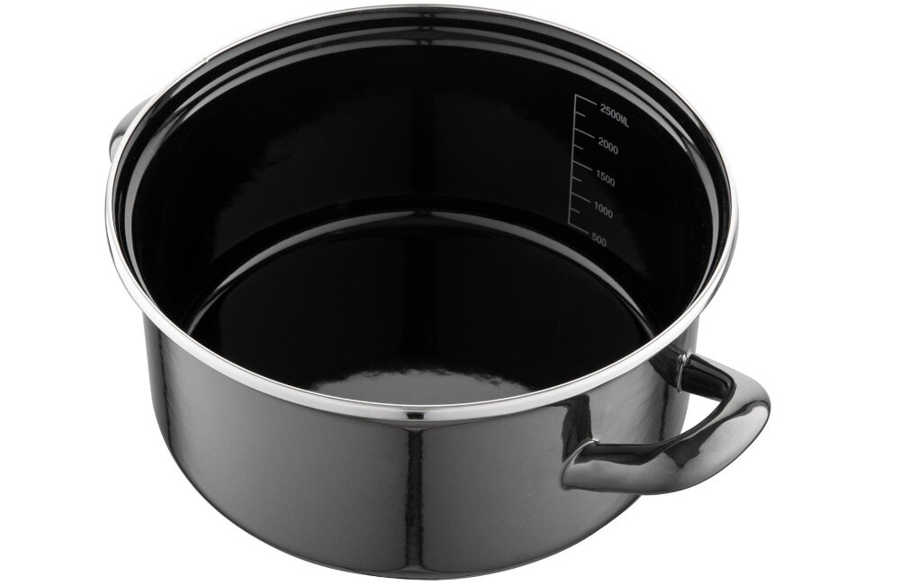 Garnek EMALIA PLESZEW Metalico 0G0898 20 cm Uniwersalny rozmiar srednica 16 cm