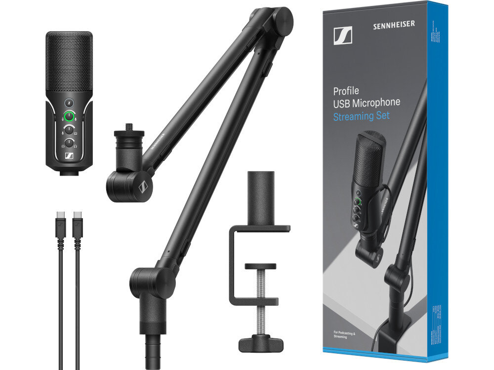 Mikrofon SENNHEISER Profile Streaming Set opakowanie zestaw akcesoria