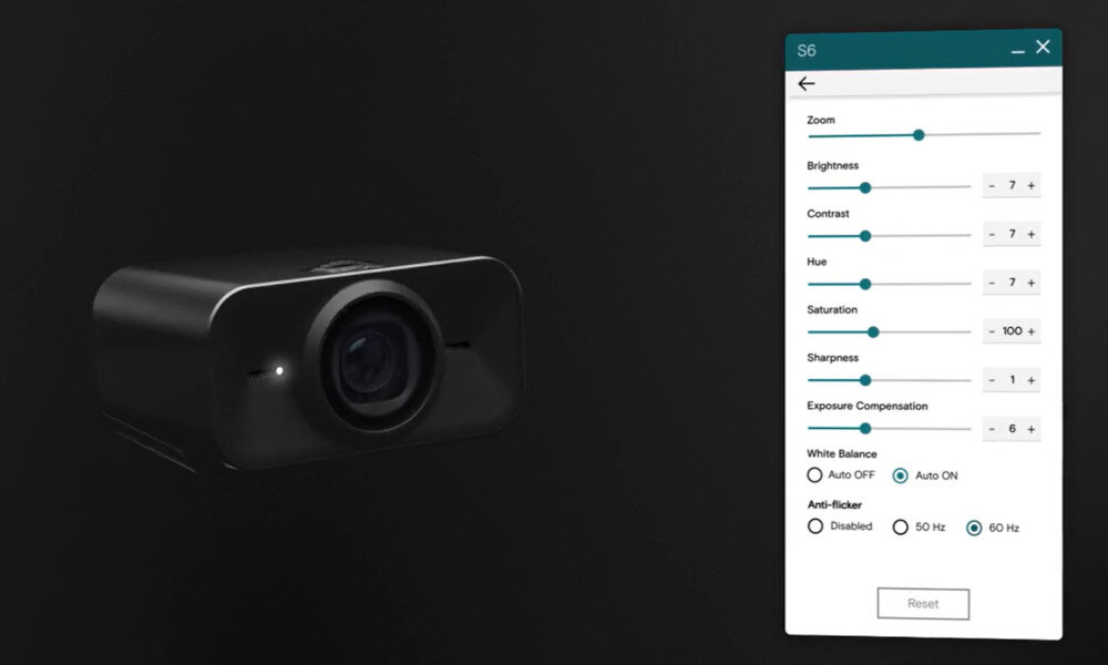 Kamera internetowa EPOS S6 4K oprogramowanie funkcje śledzenie
