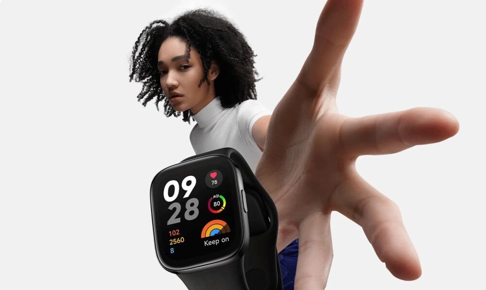 Smartwatch XIAOMI Redmi Watch 3 ekran bateria czujniki zdrowie sport pasek ładowanie pojemność rozdzielczość łączność sterowanie krew puls rozmowy smartfon aplikacja