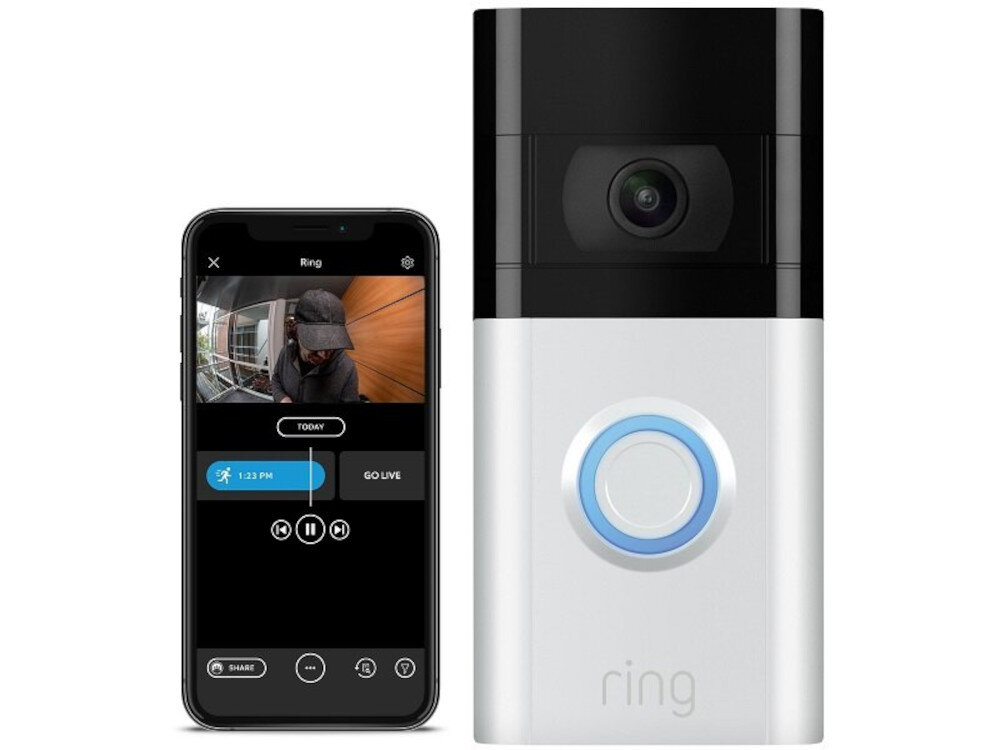Wideodomofon RING Video Doorbell 3 8VRSLZ-0EN0 Wi-Fi aplikacja obsługa sterowanie funkcje system