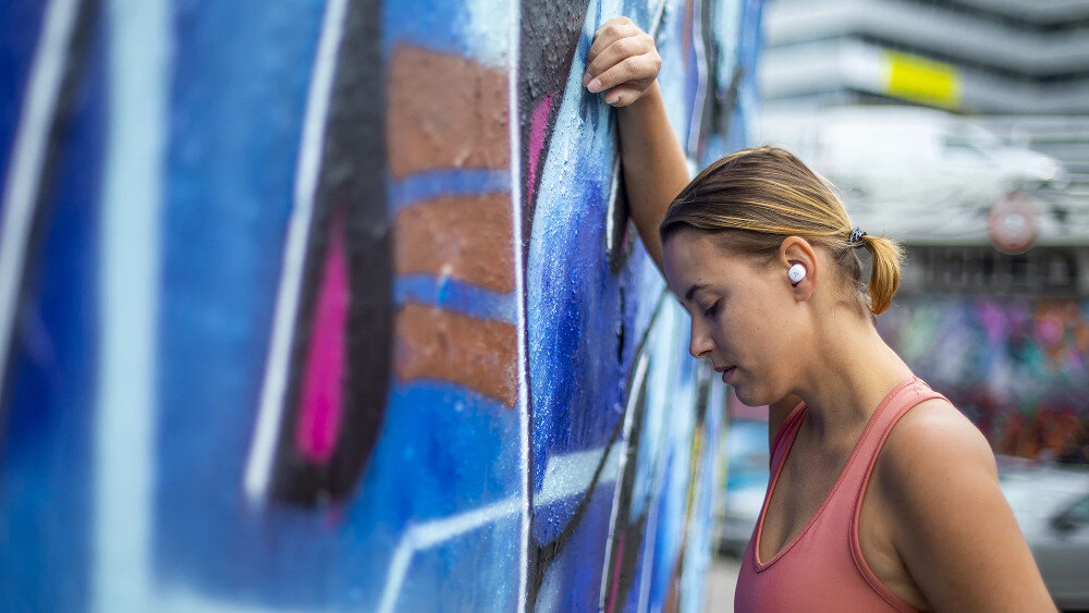 Słuchawki dokanałowe LAMAX Dots2 Touch  - asystent głosowy