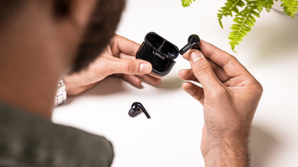 Słuchawki dokanałowe LAMAX Clips1  - waga