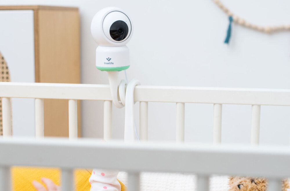 Niania elektroniczna TRUELIFE NannyCam R3 Smart 5 kolysanek imitacja bicia serca