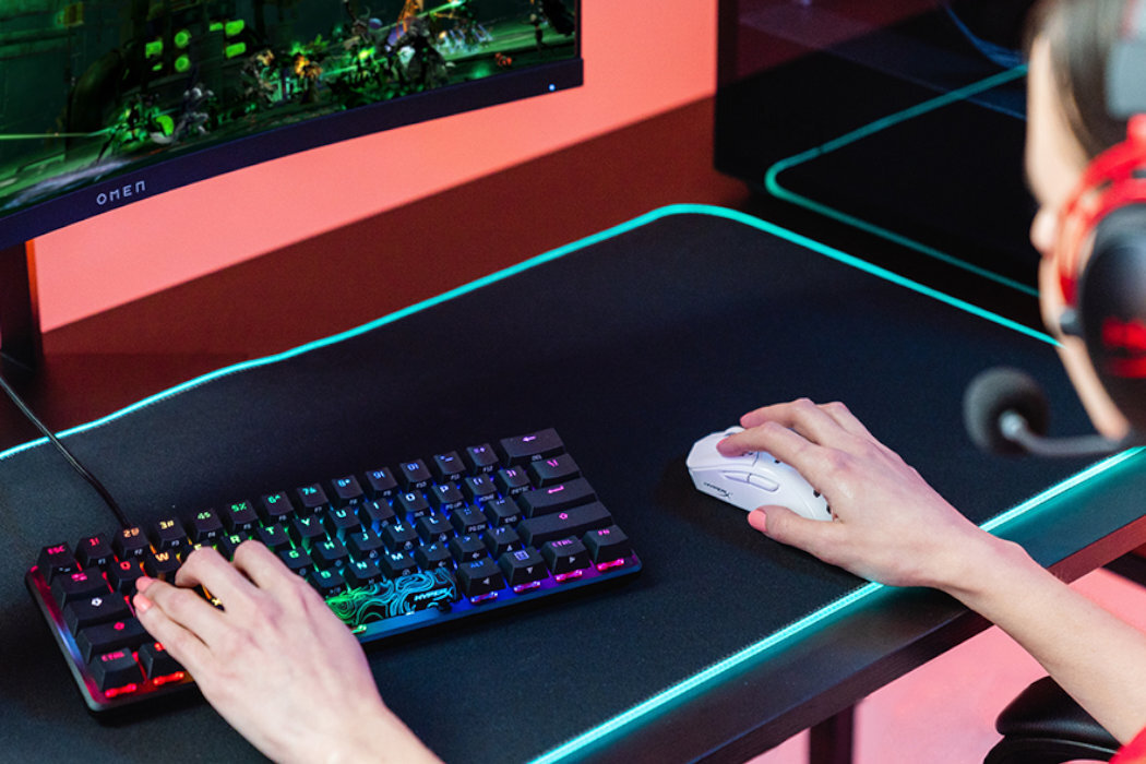 Klawiatura HYPERX Alloy Origins 60 wyposażenie tryb klawisze zabawa pamięć regulacja dynamika podświetlenie trwałość