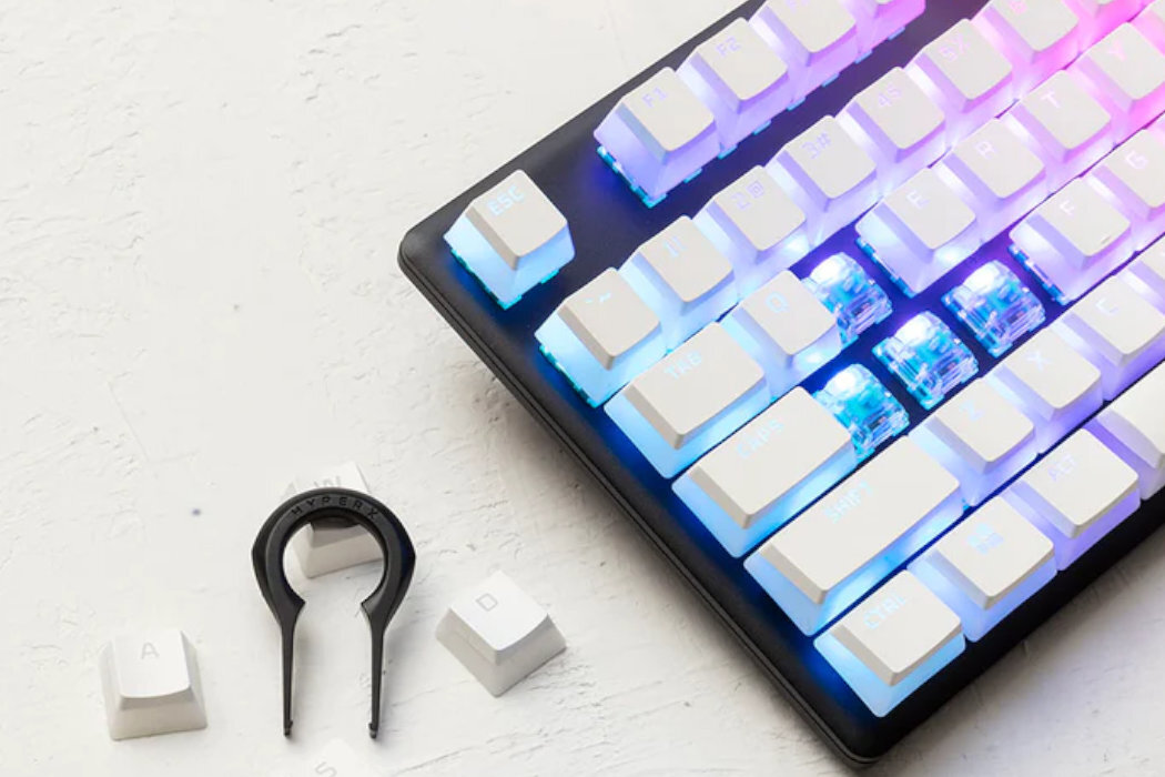 Klawisze HYPERX Pudding 4P5P4AA  wyposażenie design wygląd wygoda